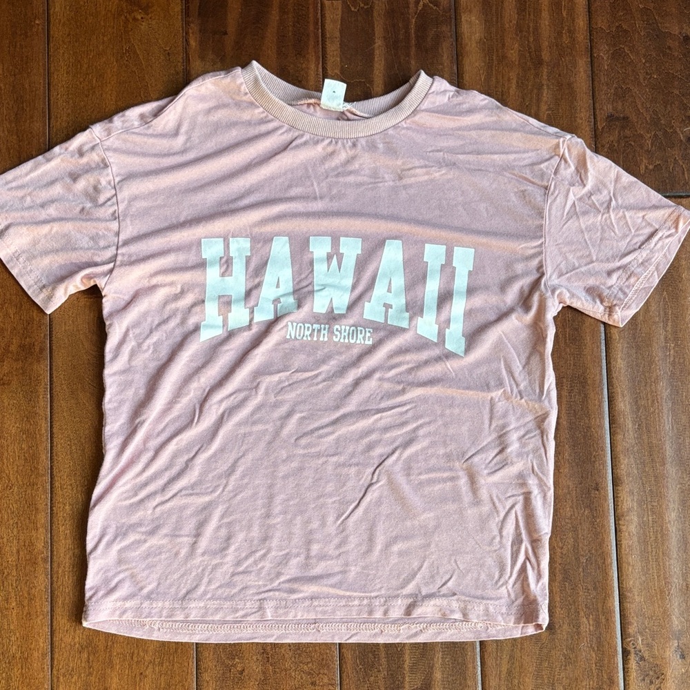 Girls Pink Hawaii Shirt
